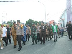 Kasrem 152/Baabullah Bersama Forkopimda Pantau Perayaan Nataru dan Pos Pam