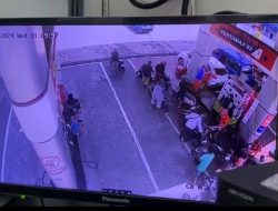 Sebelum Terbakar, Mobil Mikro Bertangki Siluman Tap BBM di SPBU Batu Anteru Ternate