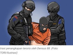 Densus 88 Tangkap Satu Terduga Teroris di Halteng, Kapolda : Pelaku Salah Satu Donatur Bom Panci di Bandung