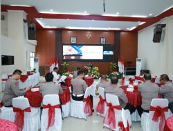 Polda Maluku Utara Gelar Forum Belajar Bersama Program Beyond Trust Presisi TW IV 2024 secara Daring dengan SSDM Polri