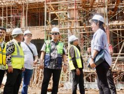 Kakanwil Budi Argap Tinjau Progres Pembangunan Gedung Kemenkum Malut Baru