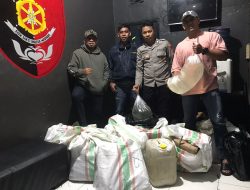 Polsek Ternate Utara Amankan Ribuan Liter Miras Jenis Cap Tikus