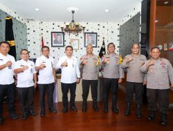 Kakanwil dan Pimti Pratama Kunjungi Polda Malut, Jalin Sinergi dan Kolaborasi Pelayanan Hukum