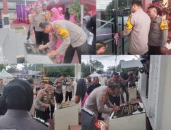 Kapolresta Tidore Resmikan SPKT dan Musholla Baruta Polsek Oba Utara