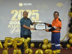 Tim Civil NHM Dapat Penghargaan Gosowong,100 Hari Kerja Tanpa Insiden Di Kunci Tahun 2024