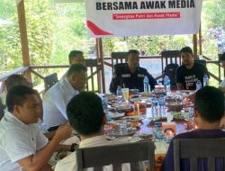 Jalin Silaturahmi Humas Polres Halmahera Utara Bersama Wartawan Halut