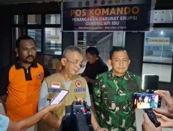 Update Dampak Erupsi Gunung Ibu di Halbar, 664 Warga di 6 Desa  Telah Dievakuasi