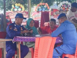 Dirpolairud Polda Maluku Utara Berikan Bantuan Duka Kepada Keluarga Alm Sahril Helmi