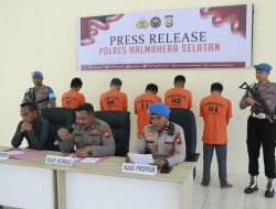 5 Warga Desa Yaba Halsel Ditetapkan Tersangka Pengeroyokan dan Penganiayaan 2 Anggota Polisi