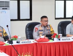 Bahas situasi terkini dan mitigasi keamanan, Wakapolda Malut Pimpin Rapat dengan jajaran