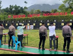Tingkatkan Profesionalisme, Polda Maluku Utara Latih Keterampilan Menembak Personel Ditlantas