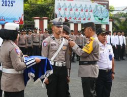 Kapolda Malut Pimpin Apel Gelar Pasukan Operasi Keselamatan Kie Raha 2025