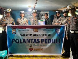 Polantas Peduli: Sat Lantas Polres Ternate Salurkan Bantuan ke Panti Asuhan