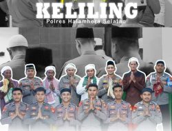 Menjaga Silaturahmi  dengan Masyarakat, Polres Halsel Gelar Tarwih Keliling 