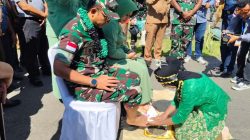 Kunker di Sula, Pangdam XV/Pattimura Disambut Langsung oleh Dandim 1510/Sula dan Forkopimda