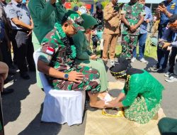 Kunker di Sula, Pangdam XV/Pattimura Disambut Langsung oleh Dandim 1510/Sula dan Forkopimda