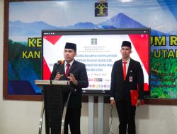 Kanwil Kemenkum Malut Lantik Pejabat PPNS Dinas Tenaga Kerja dan BPOM