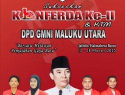 DPD GMNI Maluku Utara Bakal Gelar Konferda Ke-II di Halmahera Barat