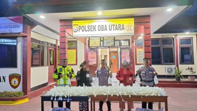 Polsek Oba Selatan Gagalkan Peredaran Miras Dari Halbar ke Halteng