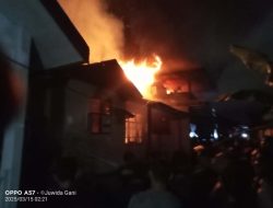Diduga Saat Mati Lampu, Dua Rumah di Tanah Tinggi Ternate Hangus Terbakar