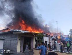 Breaking News! Kebakaran di Kota Baru Ternate, Sejumlah Rumah  Dilalap Api