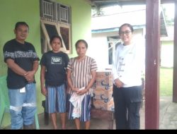 Tim KS-UR NHM Salurkan Bantuan kepada Keluarga Korban Banjir Kao Barat
