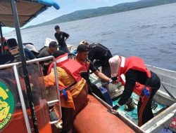 Alami Kebocoran Saat Perjalanan Falabisahaya-Sanana, Longboat POB 9 Dievakuasi Tim SAR Gabungan