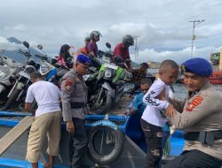Ditpolairud Polda Malut Perketat Pengamanan di Pelabuhan Bastiong Ternate