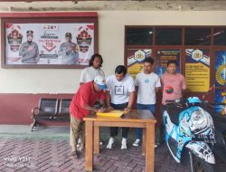 Satu Unit Sepeda Motor Diduga Hasil Curian Diserahkan ke Pemilik