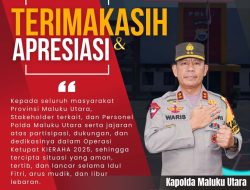 Ops Ketupat Kie Raha Ditutup, Kapolda Malut Ucapkan Terima Kasih dan Apresiasi Kepada Semua Pihak 
