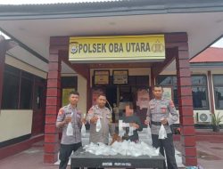 Lagi, Polsek Oba Utara Gagalkan Penyelundupan Miras ke Halteng