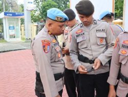 Cegah Judi Online, Propam Polres Sula Periksa HP Anggota