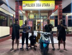 Diduga Gelapkan Satu Unit Sepeda Motor, Seorang Pemuda Asal Halmahera Selatan, Diamankan Polsek Oba Utara
