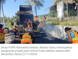 Tak Kunjung Tuntas, LPI Malut Menduga Jalan Lingkar Makian Halsel ada Kongkalikong PUPR dan Rekanan