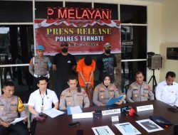 Simpan 127 Sachet Ganja di Kosan, Seorang Remaja di Kota Ternate Diamankan Polisi