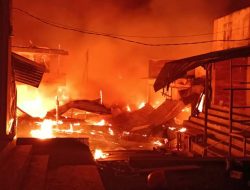 Kebakaran Hebat di Tobelo, Ratusan Toko dan Lapak Ludes Terbakar