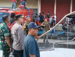 Bupati Halmahera Utara Tinjau Langsung Lokasi Kebakaran Pasar Rawajaya Tobelo