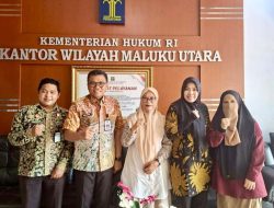 Setwan DPRD Haltim Gandeng Kemenkum Malut Harmonisasi 5 Perda