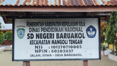 Miris! SD Negeri Baruakol di Kepulauan Sula Tidak Terakreditasi