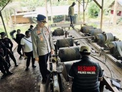 Polres Halsel Jadwalkan  Gelar Perkara Penetapan Tersangka Penambangan Emas Tanpa Izin