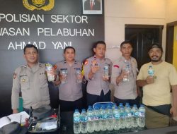 Polsek Pelabuhan Ahmad Yani Ternate Kembali Amankan Puluhan Botol Miras Jenis Cap Tikus