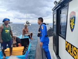Ditpolairud Polda Maluku Utara Gelar Patroli Rutin di Perairan Ternate dan Tidore