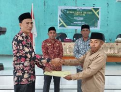 Pemdes Waiboga Sula Gelar Sertijab Pj Kepala Desa