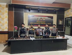 Edarkan Miras, Warga di Kelurahan Fitu Ternate Ditangkap Polisi