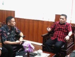 Kakanwil Terima Tim Biro BMN Kaitan Pengadaan Konstruksi Renovasi Gedung Kanwil Kemenkum Tahap II