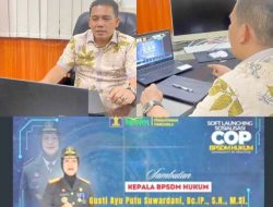 Launching Aplikasi CoP BPSDM, Kakanwil Dukung Peningkatan Kompetensi ASN Kemenkum Malut