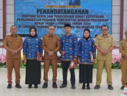 337 PPPK Halteng Resmi Terima SK, Ini Pesan Bupati IMS