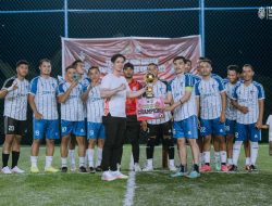 Ditlantas Polda Malut Juara Turnamen Mini Soccer Kapolres Ternate CUP II