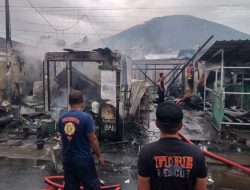Satu Unit Ruko di Bastiong Talangame Ternate Ludes Terbakar