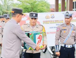 Sambut HUT Bhayangkara ke-79, Polres Pulau Morotai Gelar 600 Paket Bansos